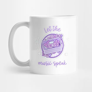 let the music speak Mug